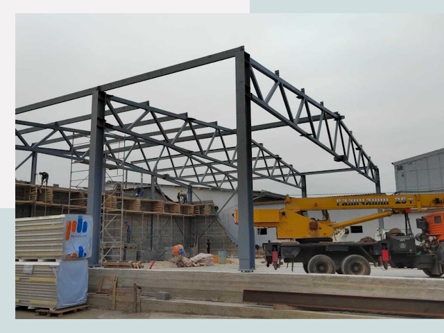 Строительство цехов в Ишимбае