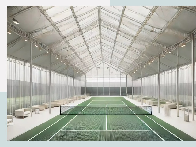 Строительство теннисных кортов в Ишимбае