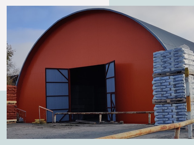 Полукруглые ангары по цене от 608 руб. в Ишимбай