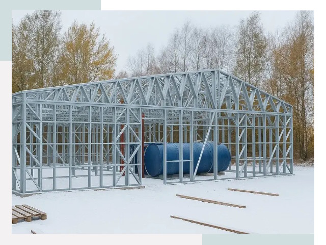 Металлические ангары в Ишимбае