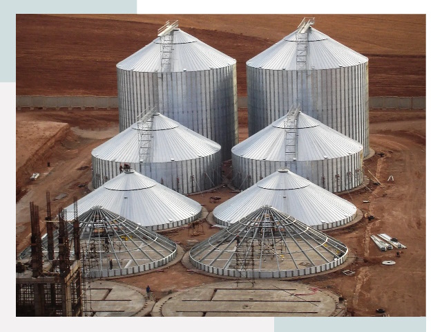 Строительство зерновых силосов в Ишимбае