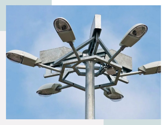 Монтаж осветительных мачт в Ишимбае