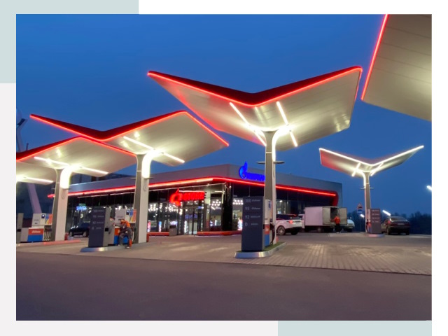 Навесы для АЗС в Ишимбае