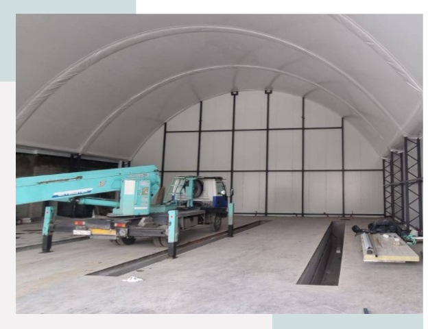 Внутреннее оснащение ангаров в Ишимбае