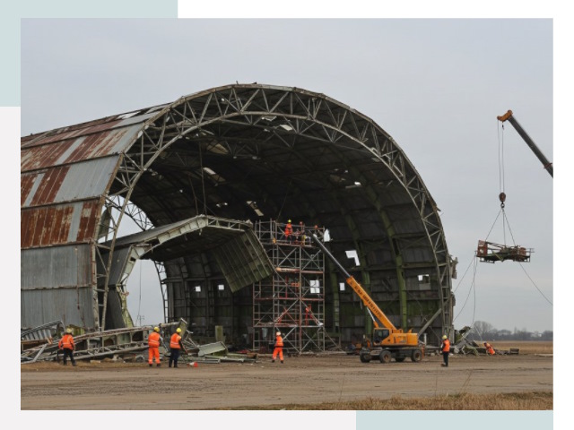 Демонтаж ангаров в Ишимбае